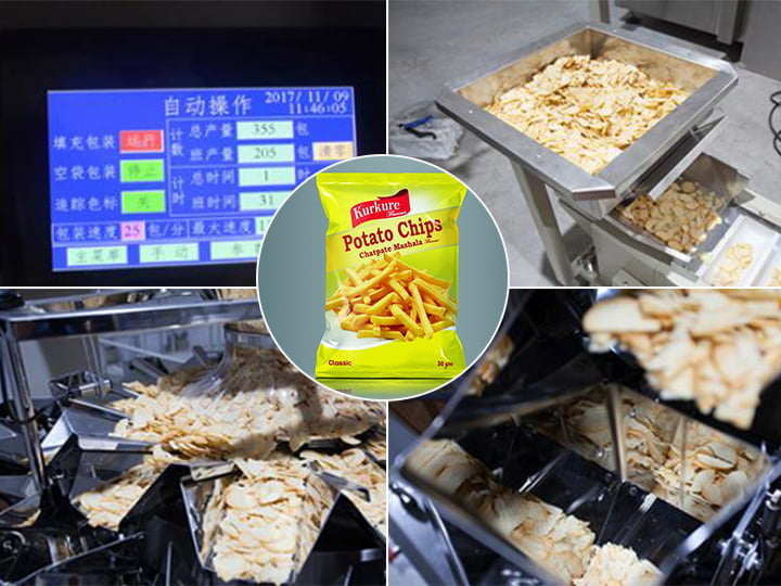 How to pack potato chips french fries