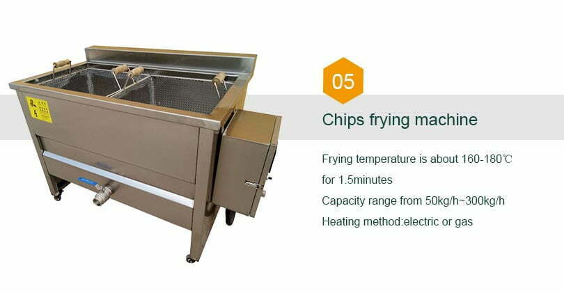 Machine à frire les chips par lots