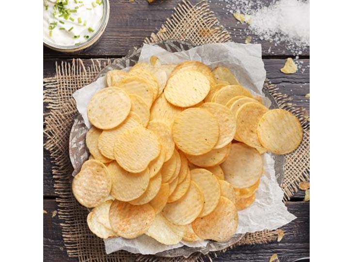Non-fried potato chips
