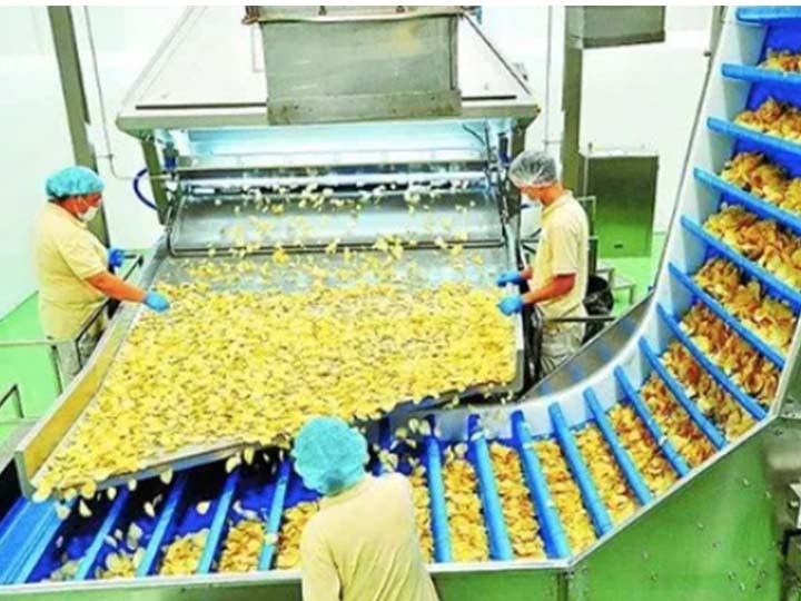 Large-potato-chips-assembly-line